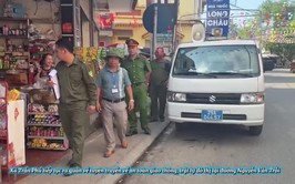 Xã Trần Phú tiếp tục ra quân tuyên truyền về an toàn giao thông, trật tự đô thị tại đường Nguyễn Văn Trỗi