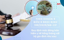 Mức đóng BHYT hộ gia đình từ ngày 1/7/2026