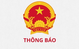 Thông báo treo cờ Tổ quốc