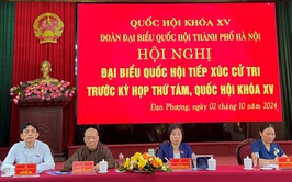 Đại biểu Quốc hội thành phố Hà Nội đơn vị bầu cử số 7 tiếp xúc cử tri trước kỳ họp thứ 8, Quốc hội khóa XV.