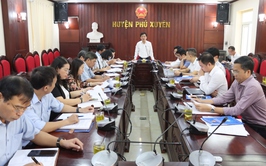 HĐND huyện thẩm tra các báo cáo, tờ trình và dự thảo Nghị quyết trình kỳ họp chuyên đề (Kỳ họp thứ 16)