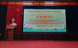 Xã Song Phương tổ chức Lễ Mít tinh hưởng ứng 