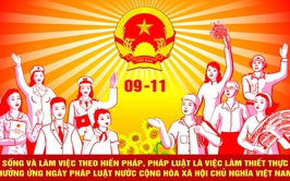 HƯỞNG ỨNG NGÀY PHÁP LUẬT NƯỚC CỘNG HÒA XÃ HỘI CHỦ NGHĨA VIỆT NAM NĂM 2024