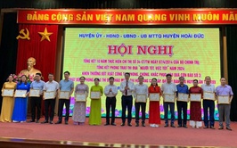 Hoài Đức tổng kết 10 năm thực hiện Chỉ thị số 34-CT/TW ngày 07/4/2014 của Bộ Chính trị; phong trào thi đua NTVT năm 2024; phát động thi đua chào mừng Đại hội Đảng các cấp, Đại hội Đảng bộ huyện lần thứ XXV, nhiệm kỳ 2025-2030