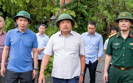 Chủ tịch UBND TP Hà Nội kiểm tra công tác khắc phục hậu quả sau bão số 3