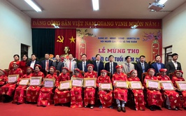 Đảng ủy, HĐND, UBND, UBMTTQ, Hội NCT xã Thọ Xuân tổ chức Lễ mững Thọ người cao tuổi năm 2025