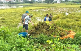 CHỦ TỊCH UBND XÃ NỘI BÀI KIỂM TRA TÌNH HÌNH BÃO LỤT TRÊN ĐỊA BÀN XÃ