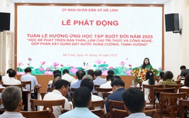 Mê Linh tổ chức Lễ phát động tuần lễ hưởng ứng học tập suốt đời năm 2025