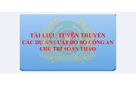 Các dự án luật, pháp lệnh do Bộ Công an chủ trì soạn thảo trình Quốc hội khoá XV năm 2025