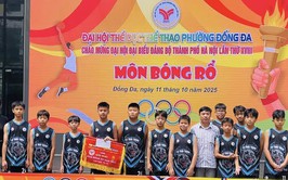 Sôi nổi giải thể thao học sinh phường Đống Đa năm học 2025–2026