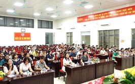 PHÒNG VĂN HOÁ - XÃ HỘI 2 XÃ BÌNH MINH & TAM HƯNG PHỐI HỢP TỔ CHỨC TẬP HUẤN KIẾN THỨC AN TOÀN THỰC PHẨM CHO CÁC CƠ SỞ GIÁO DỤC