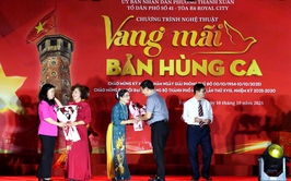 Chương trình nghệ thuật chào mừng Đại hội Đảng bộ Thành phố và 71 năm Ngày Giải phóng Thủ đô