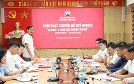 Chi bộ các cơ quan Đảng xã Minh Châu đã tổ chức sinh hoạt chuyên đề quý IV với chủ đề: “Kỷ niệm 71 năm Ngày Giải phóng Thủ đô (10/10/1954 – 10/10/2025)”.