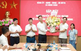 Đảng ủy – HĐND – UBND – Ủy ban MTTQ xã Minh Châu tổ chức buổi gặp mặt kỷ niệm Ngày truyền thống các ngành Tổ chức, Dân vận, Kiểm tra, Văn phòng