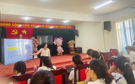 Trường Mầm non Nam Phong tổ chức tập huấn ứng dụng phương pháp giáo dục STEAM cho giáo viên