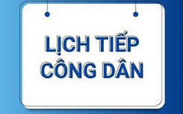 Lịch tiếp dân định kỳ của đồng chí Bí thư Đảng ủy, ngày 13/10/2025