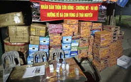 Phường Chương Mỹ chung sức hướng về đồng bào các địa phương bị ảnh hưởng do bão số 10 và 11 gây ra