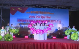 Đặc sắc Chương trình nghệ thuật chào mừng Đại hội Đảng bộ thành phố Hà Nội lần thứ XVIII tại Đình làng Trạch Lôi