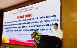 Tập huấn ứng dụng công nghệ trí tuệ nhân tạo (AI) cho 273 cán bộ, công chức, viên chức và Tổ chuyển đổi số cộng đồng. 
