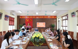 Ban Kinh tế - Ngân sách Hội đồng nhân dân xã Phú Nghĩa giám sát giám sát tại trường Tiểu học Phú Nghĩa