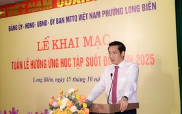 Phường Long Biên phát động Tuần lễ học tập suốt đời năm 2025
