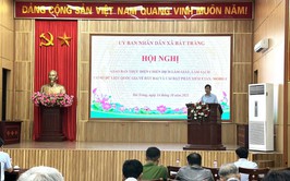 Bát Tràng giao ban thực hiện chiến dịch làm giàu, làm sạch cơ sở dữ liệu quốc gia về đất đai và cài đặt phần mềm Etax mobile