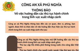 Quy định về việc chấp hành khai báo tạm trú đối với người nước ngoài trên địa bàn xã Phú Nghĩa