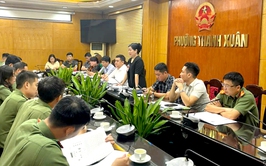 Tiểu ban An toàn, An ninh mạng Thành phố kiểm tra công tác đảm bảo an ninh mạng tại phường Thanh Xuân