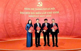 ĐỒNG CHÍ LÊ MINH ĐỨC - BÍ THƯ ĐẢNG ỦY XÃ THẠCH THẤT TÁI TRÚNG CỬ BAN CHẤP HÀNH ĐẢNG BỘ THÀNH PHỐ HÀ NỘI NHIỆM KỲ 2025-2030