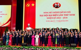 Bế mạc Đại hội đại biểu Đảng bộ thành phố Hà Nội khóa XVIII, nhiệm kỳ 2025-2030