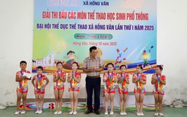 XÃ HỒNG VÂN: TỔ CHỨC THÀNH CÔNG MÔN THỂ DỤC NHỊP ĐIỆU AEROBIC VÀ MÔN ĐIỀN KINH