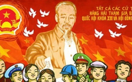 Triển lãm tranh cổ động tấm lớn kỷ niệm 80 năm Ngày Tổng tuyển cử đầu tiên bầu Quốc hội Việt Nam