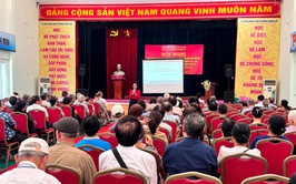 Phường Nghĩa Đô tổ chức truyền thông chăm sóc sức khỏe người cao tuổi