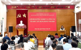 Khai mạc lớp bồi dưỡng nghiệp vụ công tác Tổ chức xây dựng Đảng năm 2025