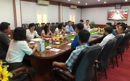 PHÒNG GIAO DỊCH NGÂN HÀNG CHÍNH SÁCH XÃ HỘI HUYỆN MỸ ĐỨC LÀM VIỆC VỚI CÁC HỘI, ĐOÀN THỂ XÃ PHÚC SƠN VỀ CÔNG TÁC VAY VỐN