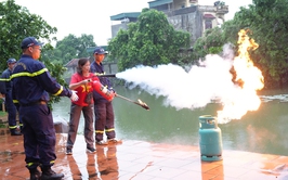 Hạ Bằng tập huấn kỹ năng PCCC&CNCH cho chủ nhà trọ