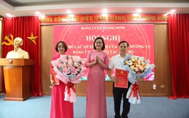 Quang Minh công bố và trao quyết định bổ nhiệm cán bộ