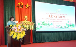 XÃ PHÚC SƠN LONG TRỌNG TỔ CHỨC LỄ KỶ NIỆM 95 NĂM NGÀY THÀNH LẬP HỘI LIÊN HIỆP PHỤ NỮ VIỆT NAM (20/10/1930 – 20/10/2025) VÀ HỘI NGHỊ BAN CHẤP HÀNH HỘI LHPN XÃ PHÚC SƠN LẦN THỨ NHẤT, NHIỆM KỲ 2025 – 2030