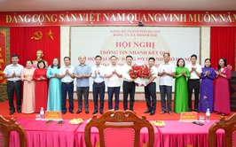 Đảng ủy xã Thanh Oai thông tin nhanh kết quả Đại hội đại biểu Đảng bộ Thành phố Hà Nội khóa XVIII, nhiệm kỳ 2025-2030