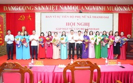 Thanh Oai gặp mặt nữ cán bộ lãnh đạo nhân dịp kỷ niệm 95 năm Ngày thành lập Hội LHPN Việt Nam