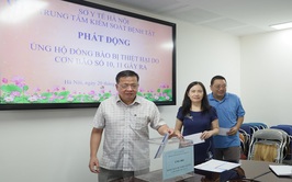 CDC Hà Nội tổ chức phát động ủng hộ đồng bào bị thiệt hại do cơn bão số 10 và số 11