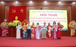 Hội nghị gặp mặt các đồng chí nữ lãnh đạo, CBCC, VC, người lao động nhân dịp kỷ niệm 95 năm ngày thành lập Hội LHPN Việt Nam