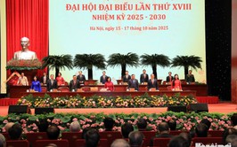 Khai mạc Đại hội đại biểu Đảng bộ thành phố Hà Nội lần thứ XVIII, nhiệm kỳ 2025-2030 