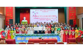 Xã Quốc Oai gặp mặt nữ cán bộ chủ chốt nhân kỷ niệm 95 năm ngày phụ nữ Việt Nam 20/10