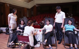 Ngày hội hiến máu tình nguyện tại xã Thường Tín
