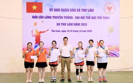 XÃ THƯ LÂM TỔ CHỨC THÀNH CÔNG GIẢI CẦU LÔNG TRUYỀN THỐNG – ĐẠI HỘI TDTT NĂM 2025