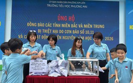 Trường Tiểu học Phương Mai lan tỏa yêu thương – Hướng về miền Bắc, miền Trung thân yêu