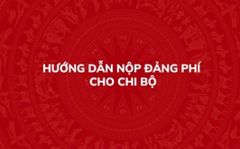Hướng dẫn nộp Đảng phí cho Chi bộ trên Hệ thống thông tin giải quyết thủ tục hành chính của Đảng