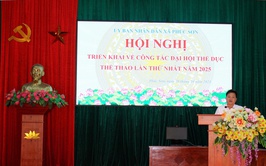 Phúc Sơn sẵn sàng cho ngày khai mạc Đại hội TDTT xã Phúc Sơn lần thứ I, năm 2025