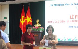 Quỹ Vì người nghèo phường Giảng Võ đạt hơn 1,3 tỷ đồng